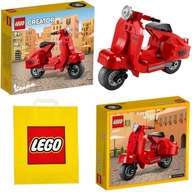 LEGO Creator 40517 VESPA kocky na kolobežku pre deti od 7 rokov + darčeková taška