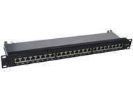 ALANTEC Patch panel STP cat.6A 24 portov LSA 1U