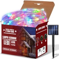 SOLÁRNE VIANOČNÉ LAMPY PRE VIANOCE VIANOCE 200 LED 22M