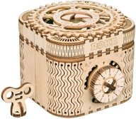 Treasure Box - mechanické, drevené 3D puzzle