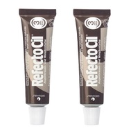 RefectoCil Henna na obočie a mihalnice - farba 3 Natural Brown 2x 15 ml