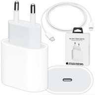 RÝCHLA NABÍJAČKA PRE IPHONE CUB 20W + KÁBEL 1M TYP C USB-C - OSVETLENIE