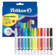 Fixky na látky Pelikan Colorella 12 farieb