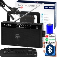 PRENOSNÉ AM FM KUCHYNSKÉ RÁDIO mini STAVEBNÁ BLUETOOTH BATÉRIA USB AUX