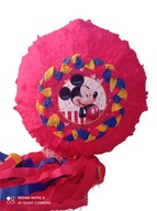 MICKEY MOUSE narodeninová piñata + stick to smash + farebné konfety