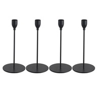 4. Dekorácia na stôl Tapered Candle Black