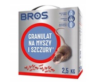 BROS GRANULY PRE MYŠI A POKRKANY 2,5*KG