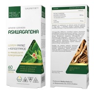 Medica Herbs ASHWAGANDHA 60 kapsúl KONCENTRÁCIA