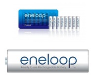 8x Panasonic ENELOOP R6 AA 1900mAh 1,2V batéria