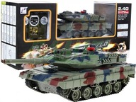 Tank na diaľkové ovládanie R/C 2,4G s dymom LEOPARD