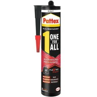 Montážne lepidlo Pattex One For All biele 440g