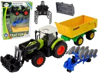 Set Traktor Poľnohospodárske stroje Náves Svetelný zvuk