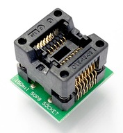 SOIC14/SOP14/SO14 adaptér (150mil)-PDIP14 ZIF