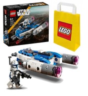 LEGO STAR WARS 6+ CAPTAIN REX + Y-WING MICRO FIGHTER 75391