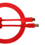 UDG Ultimate Audio KÁBEL USB 2.0 C-B červený 1,5m