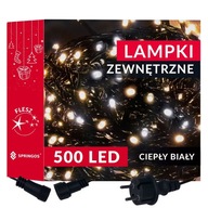 SVETLÁ VIANOČNÉHO STROMČEKA 500LED + BLESK 41m