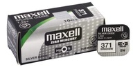 10x strieborná batéria MAXELL 371 / SR920SW