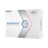 CALLAWAY SUPERSOFT 2023 golfové loptičky biele 12 ks