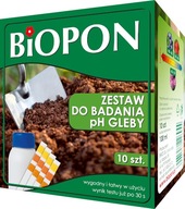 Súprava na testovanie pH pôdy Biopon