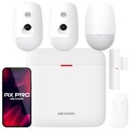 Hikvision AX Pro WiFi Alarm Kit 2 PIR detektory s aplikáciou na diaľkové ovládanie kamery