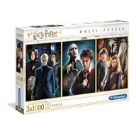 618842 CLEMENTONI PUZZLE 3X 1000 EL HARRY POTTER