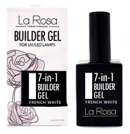 La Rosa Nail Gel Builder Foundation 7v1 French White UV/LED 15 ml