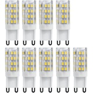 9x LED G9 KAPSULOVÁ ŽIAROVKA 5W 230V PREMIUM BEZ BLIKANIA PRE NEUTRÁLNE LUSTRE