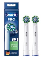 2 x BRAUN ORAL-B Pro CROSS ACTION ORIGINÁLNE TIPY