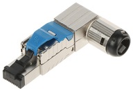 Uhlová tienená zástrčka RJ45/FTP6A-HAND-CAT