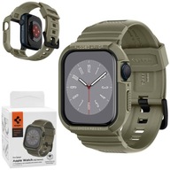 Puzdro SPIGEN Khaki + remienok pre Apple Watch 8 45 mm