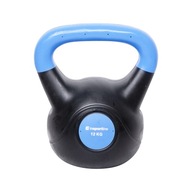 BITÚMINOVÁ DUMBÍNA inSPORTline Kettlebell Dark 12kg