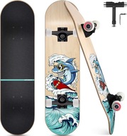 SKATEBOARD FUNXIM SET 80CM DO 100KG SHARK