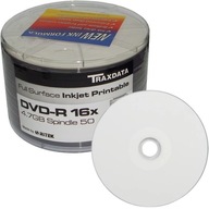 50x RITEK TRAXDATA DVD-R 4,7GB TLAČ