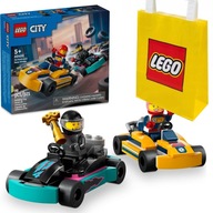 LEGO City 60400 Motokáry a pretekári + taška LEGO