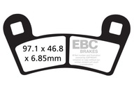 Brzdové platničky EBC FA456R (resp. PROX 37.167102)