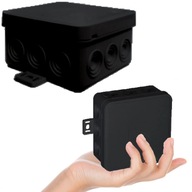 Hermetická krabica na povrchovú montáž 85x85 Click V6 čierna