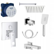 Grohe Eurocube/Deante súprava podomietkovej vane 30 cm