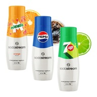 SodaStream Pepsi sirup, Mirinda, 7up 3x440ml