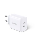 UGREEN nástenná nabíjačka 2x USB - C 40W rýchle nabíjanie PD 3.0 QC 4.0