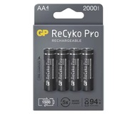 4x GP Recyko+ PRO R6/AA 2100 Series 1,2V Ni-MH