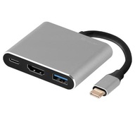 Adaptér HUB Tracer USB-C - HDMI / USB / USB-C 100W