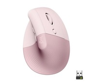 Logitech Lift R Ergonomic Mouse Pink