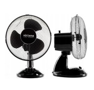 STOLNÝ VENTILÁTOR STOJACÍ VENTILÁTOR TICHÝ VEĽKÁ VRTULA PRIEMER 29cm ČIERNA