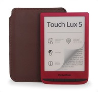 LURESKO Kožený kryt puzdra pre Pocketbook 632 Touch HD 3