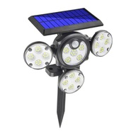 SOLAR LAMPA 103 LED COB SO SNÍMAČOM POHYBU SÚMRAK, ZÁHRADNÁ FASÁDA