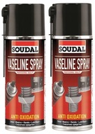 2x SOUDAL VAZELÍNOVÝ SPREJ Vazelínový olej 400 ml