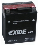 EXIDE YTX7L-BS BATÉRIA CBTX7L-BS