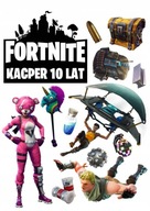 Potlač fondánu na tortu Fortnite Name Age