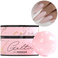 Makear GT05 Geltix Tixotropný gél na stavbu nechtov Pink Shine 50ml