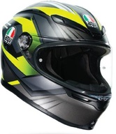 Moto prilba AGV K6 Excite Fluo Yellow ML